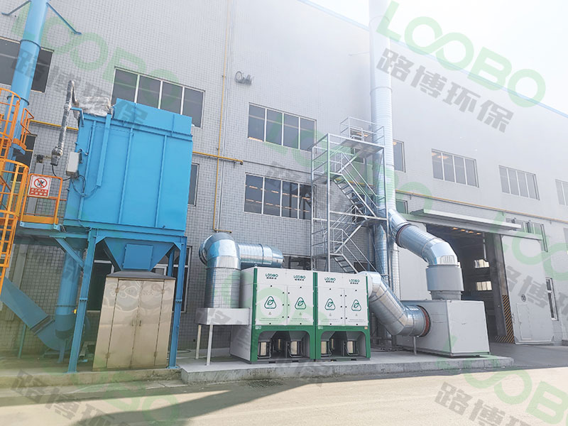 焊接除塵系統(tǒng)竣工-某智能裝備有限公司